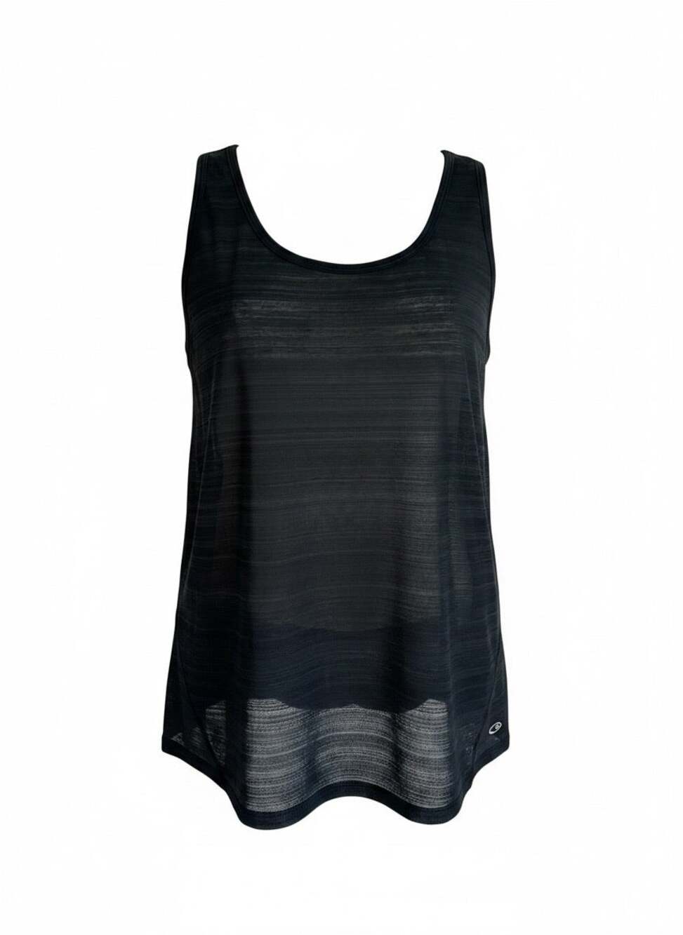 Champion black Duo Dry semisheer racerback tank top activewear XL